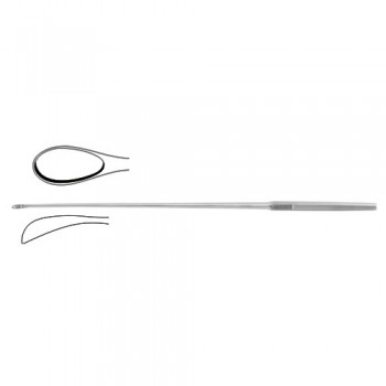 Luer-Koerte Gall Stone Scoop Fig. 4 Stainless Steel, 32 cm - 12 1/2" Scoop Size 11.0 mm